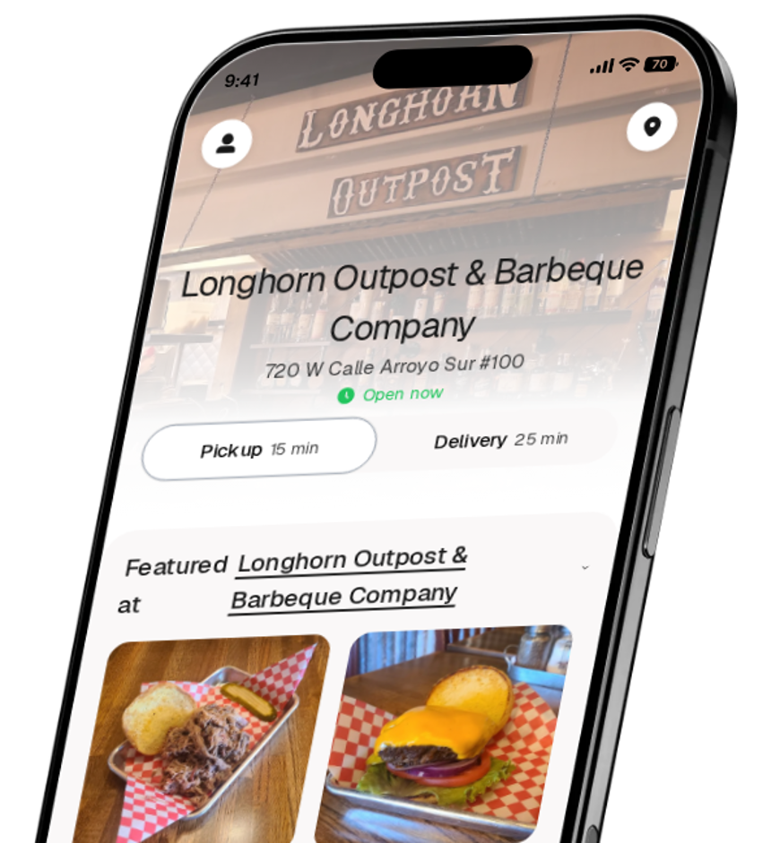 Longhorn Outpost & Barbeque Company app preview