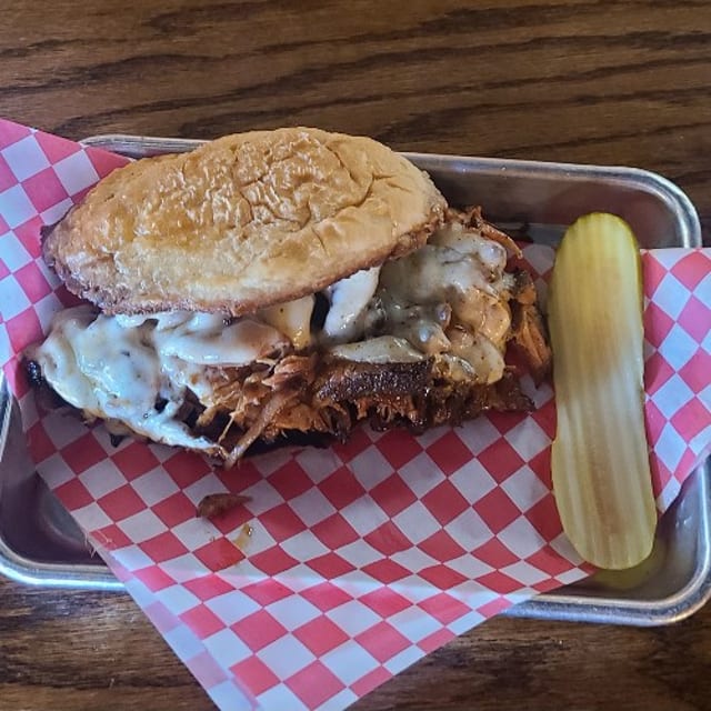 Rib Meat Sandwich.