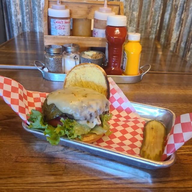 Poblano Burger.