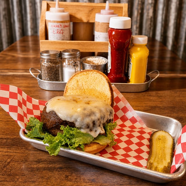 Poblano Burger.